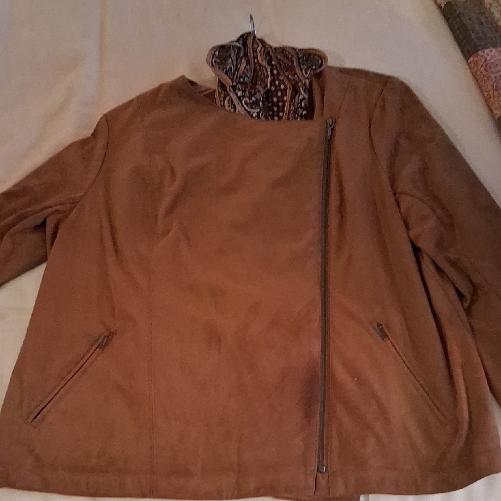J. Jill Brown Bomber Jacket